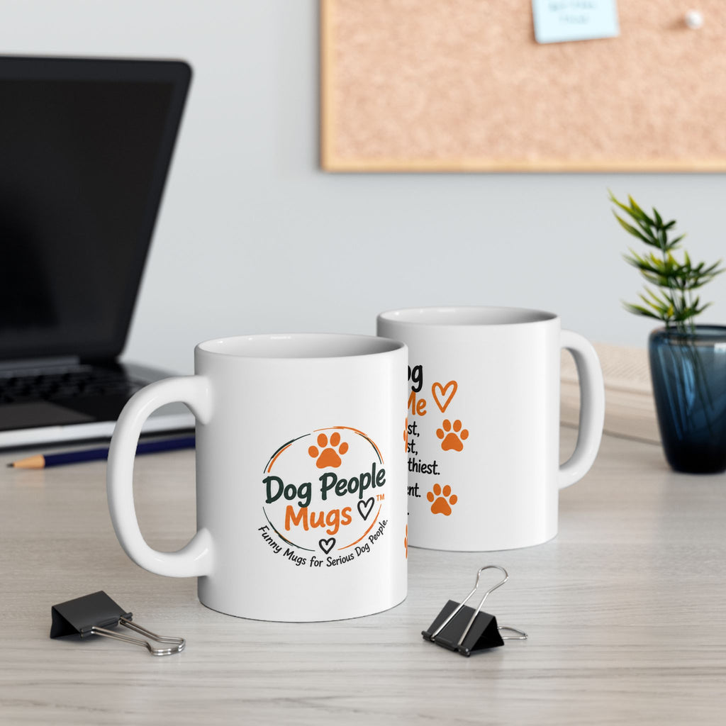 Dog Lover Mug — "My Dog Loves Me" Ceramic Coffee Cup (11oz & 15oz)
