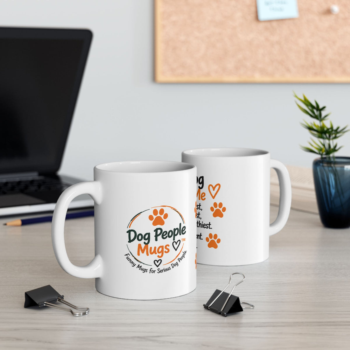 Dog Lover Mug — "My Dog Loves Me" Ceramic Coffee Cup (11oz & 15oz)